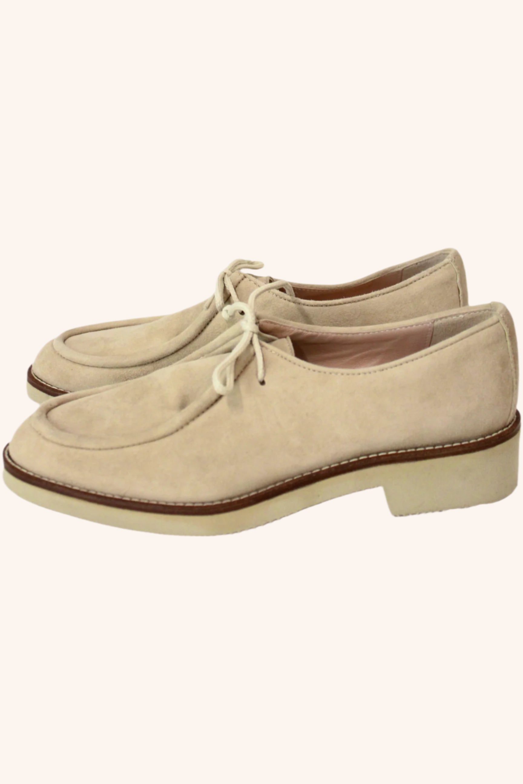 Paula Ryan - Suede Laced Loafers