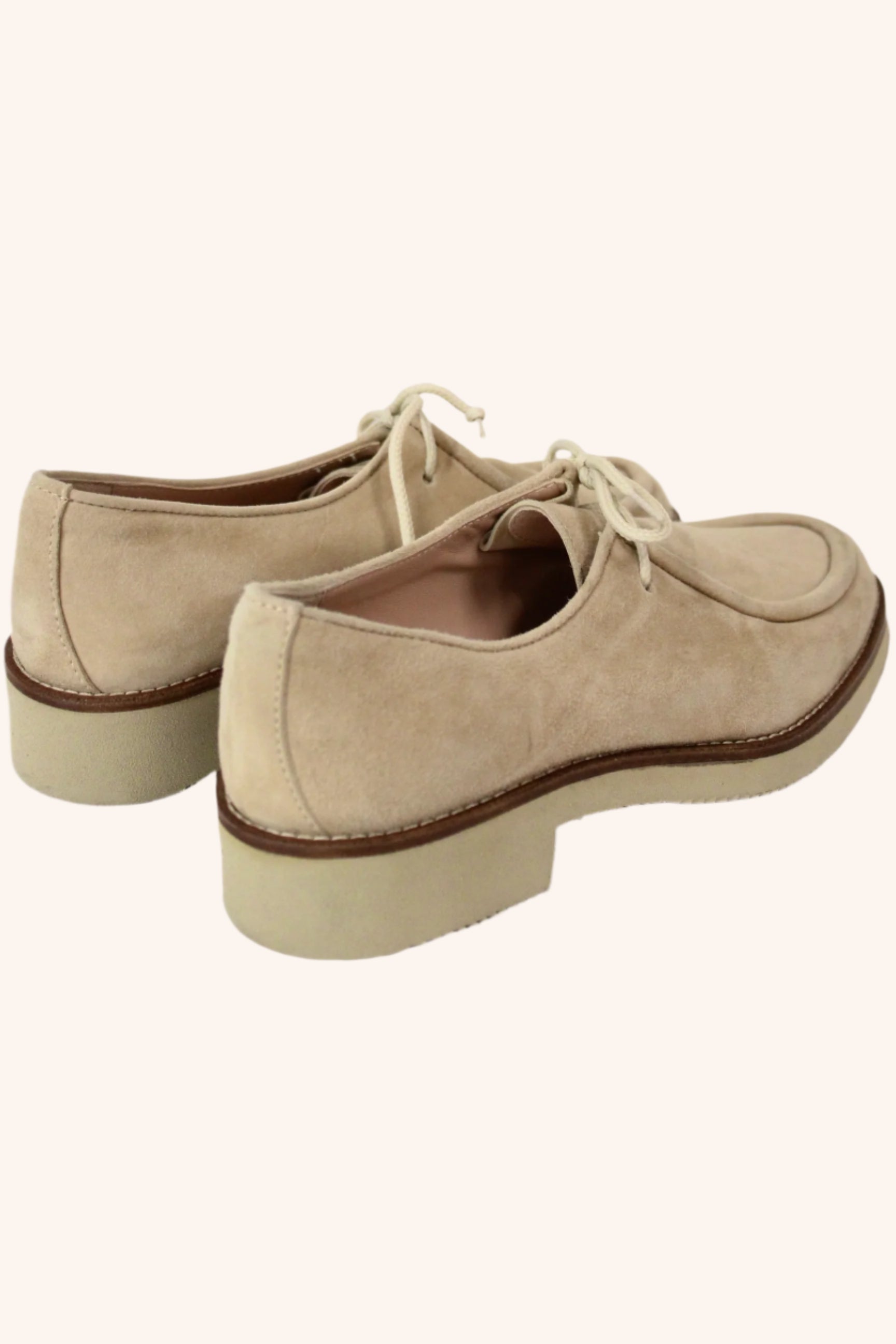 Paula Ryan - Suede Laced Loafers