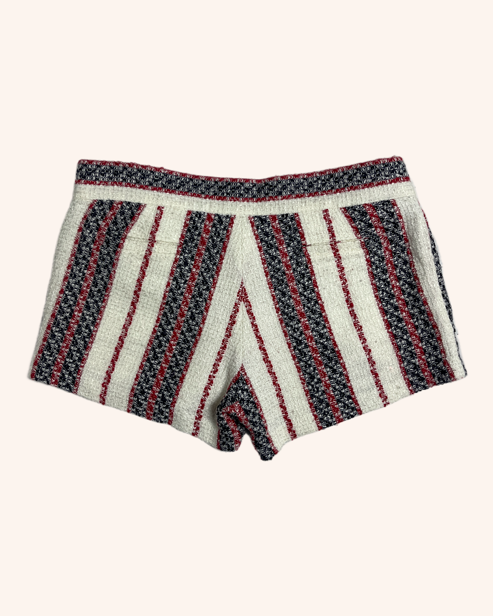 Sacai Luck - Tweed Mini Shorts