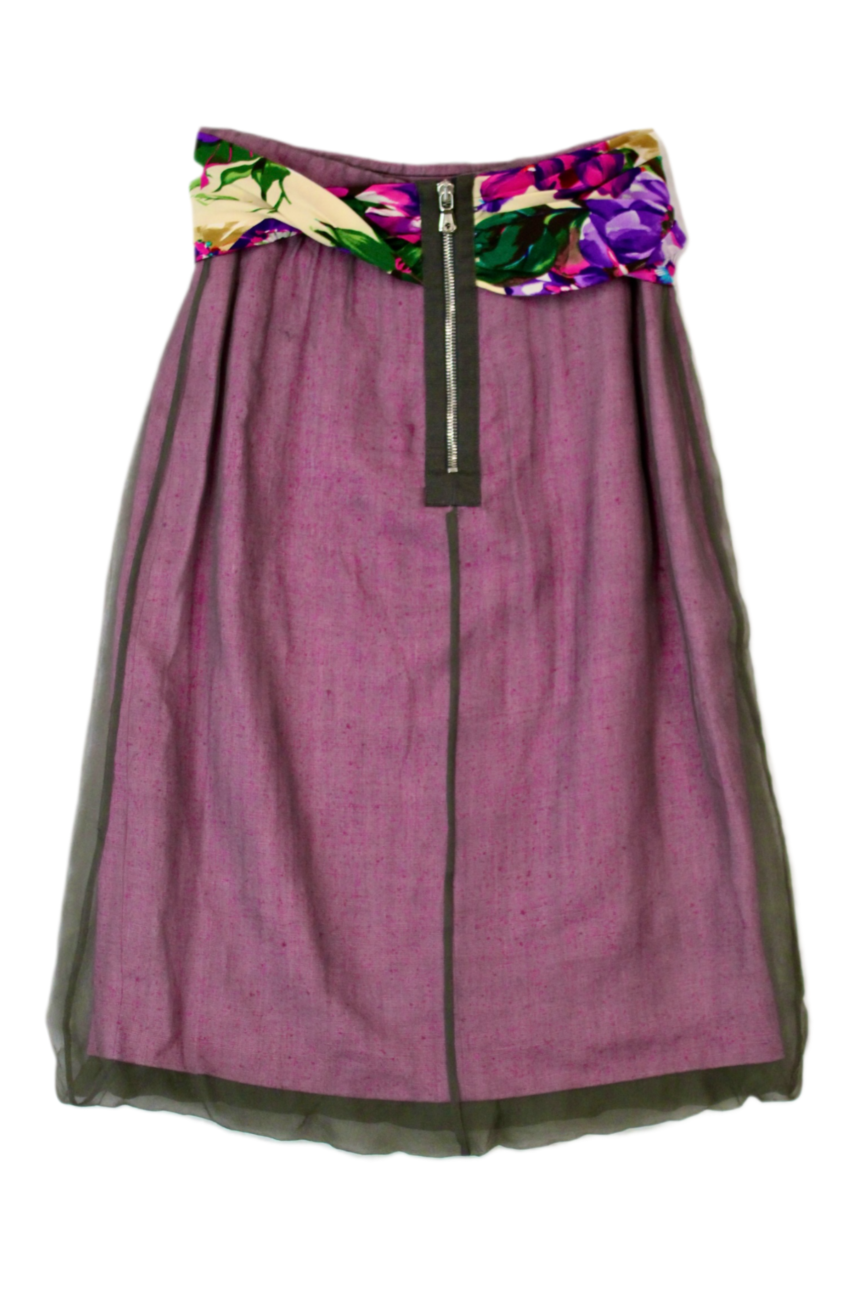 Dolce & Gabbana - Chiffon Layer Pencil skirt