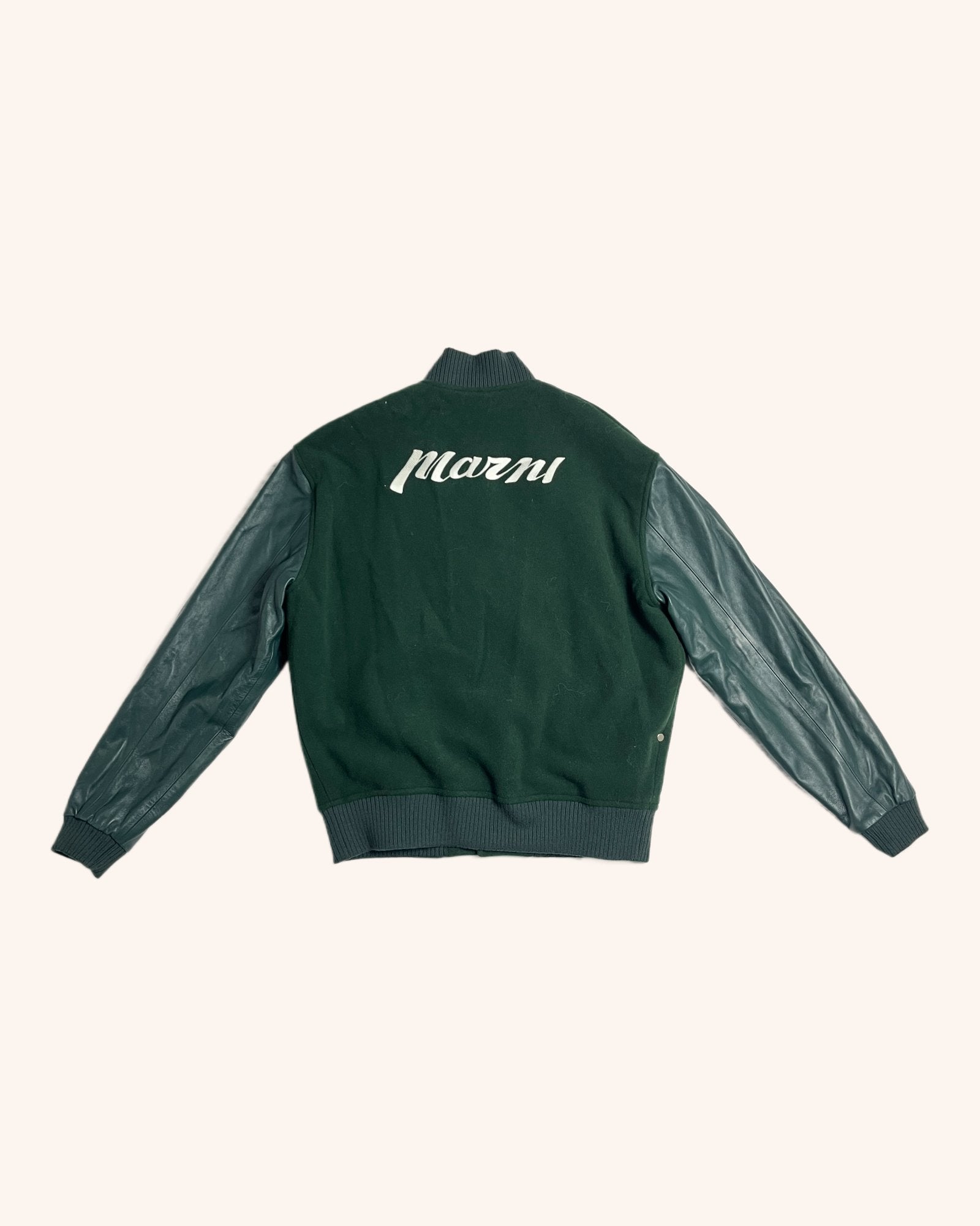 Marni - Wool Blend Varsity Jacket