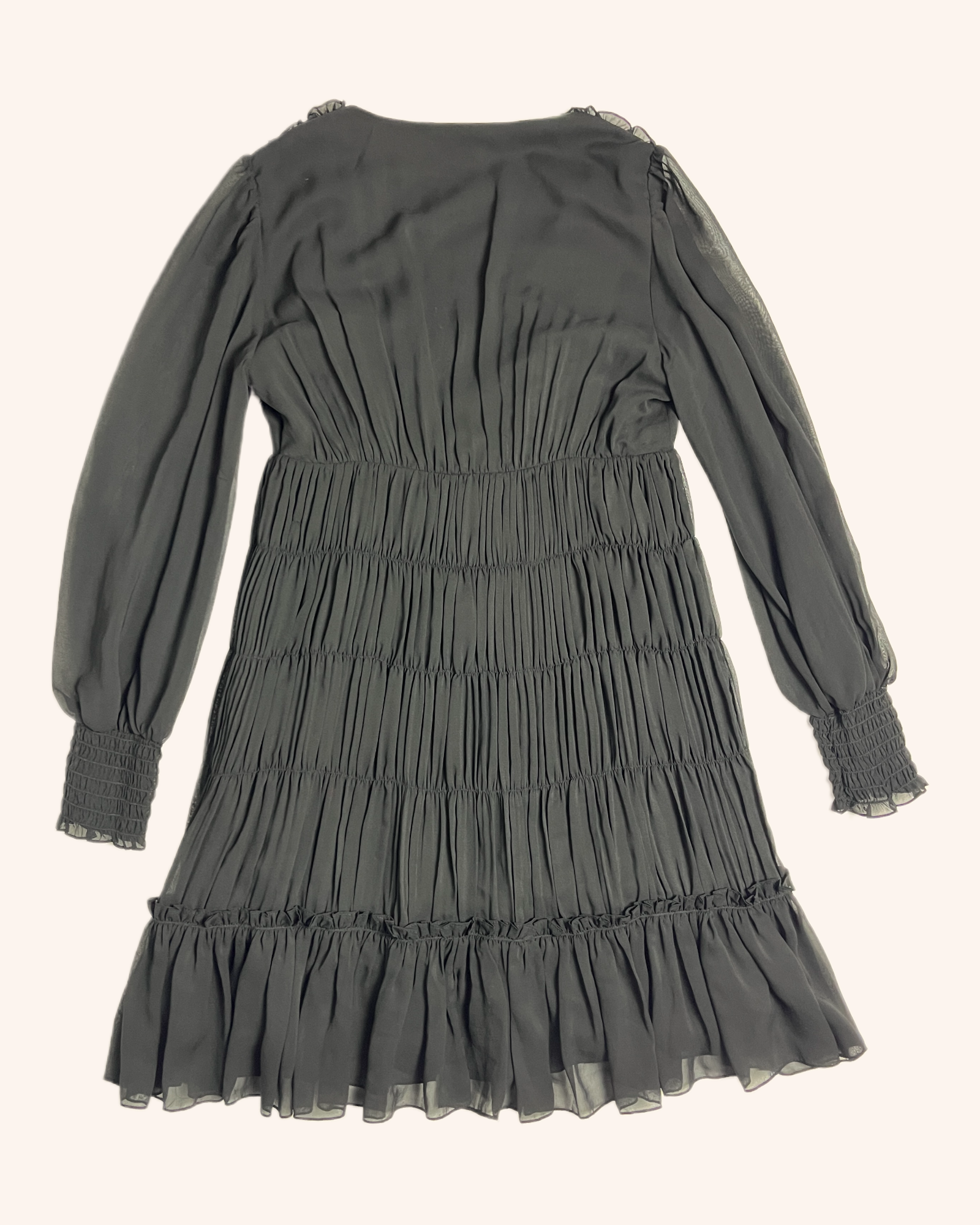 Sandro - Ruched L/s Mini Dress