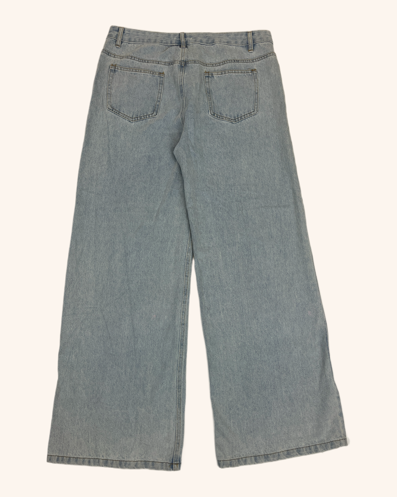 Isalis - Rhinestone Baggy Jeans