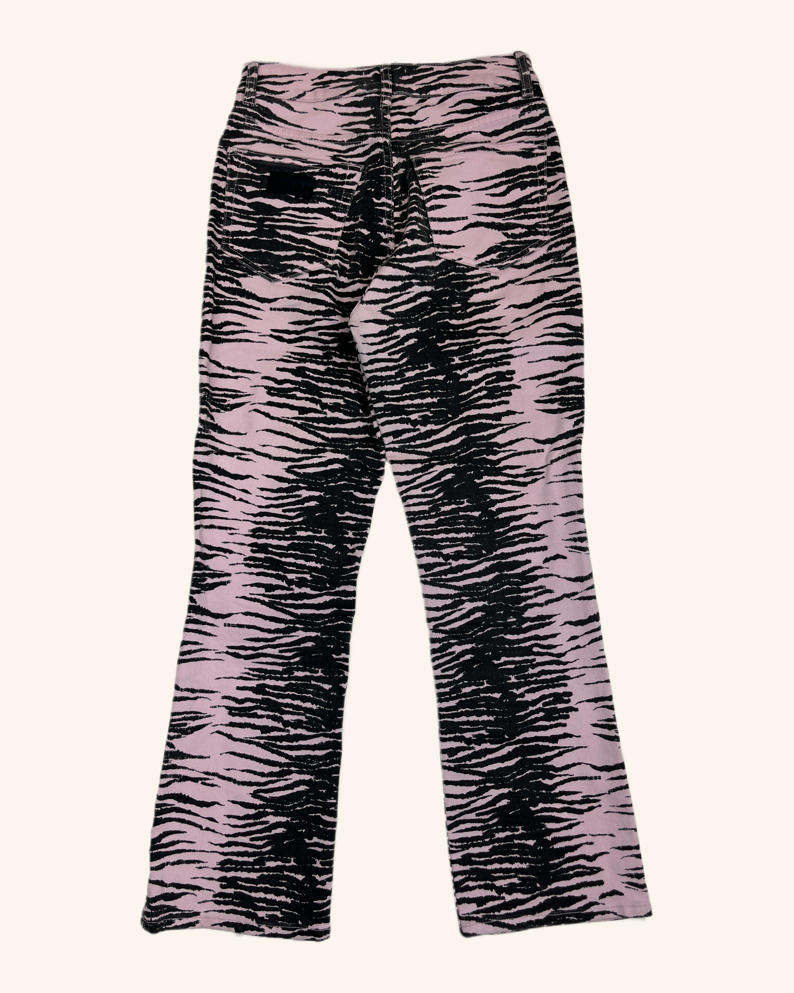 Ganni - Zebra Print Jeans