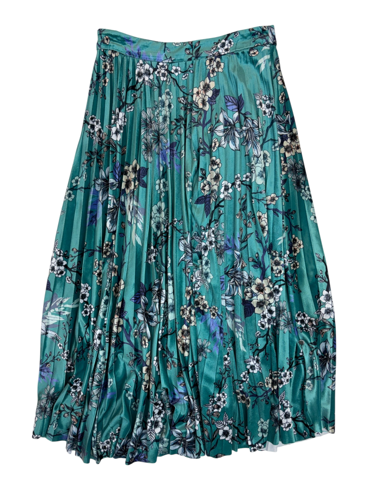 Gestuz - Floral Pleated Maxi Skirt