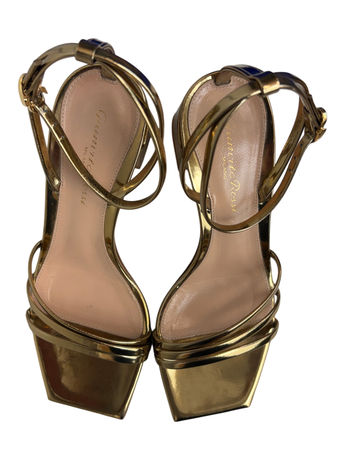 Gianvito Rossie - Open Square Toe Strappy Heels