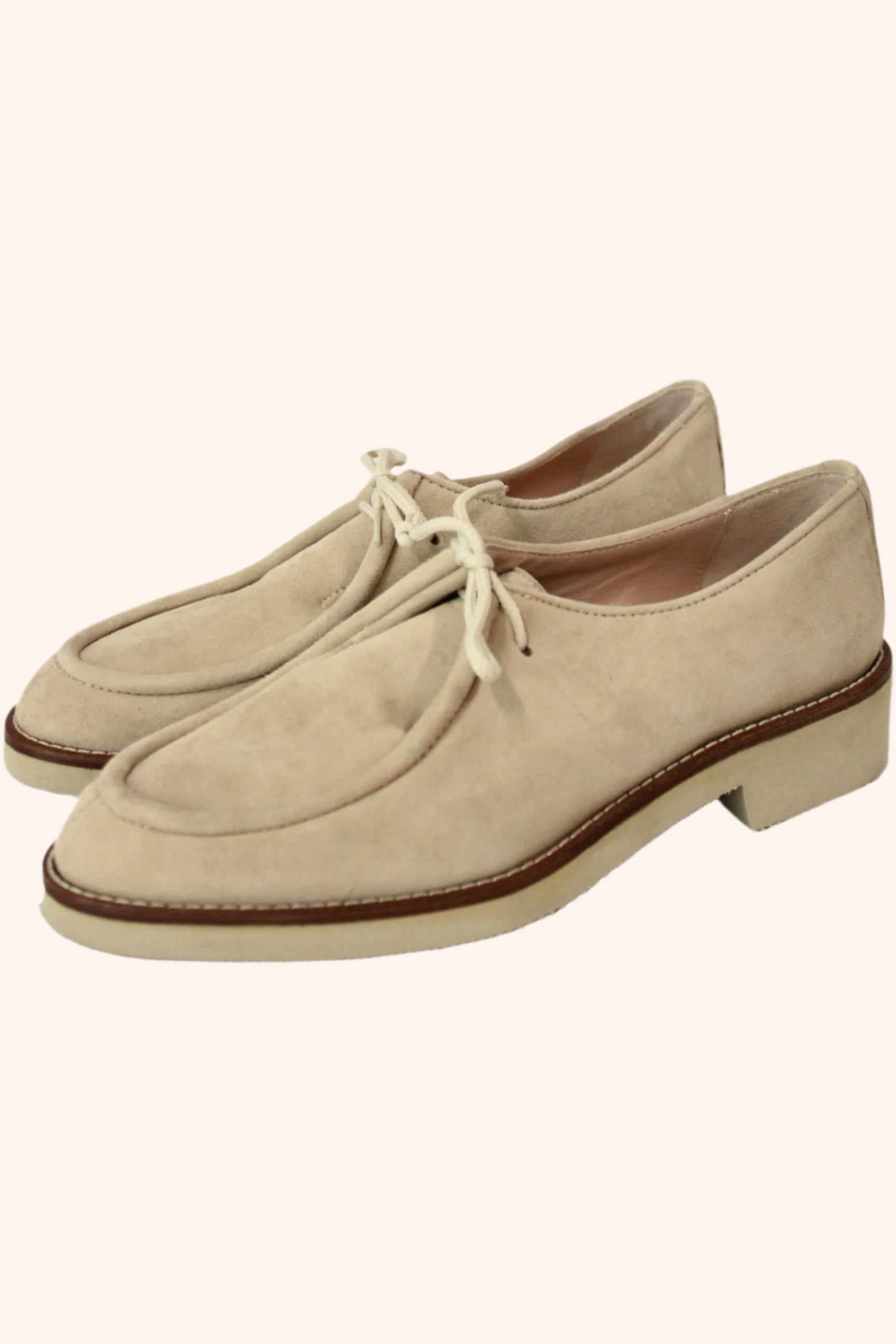 Paula Ryan - Suede Laced Loafers