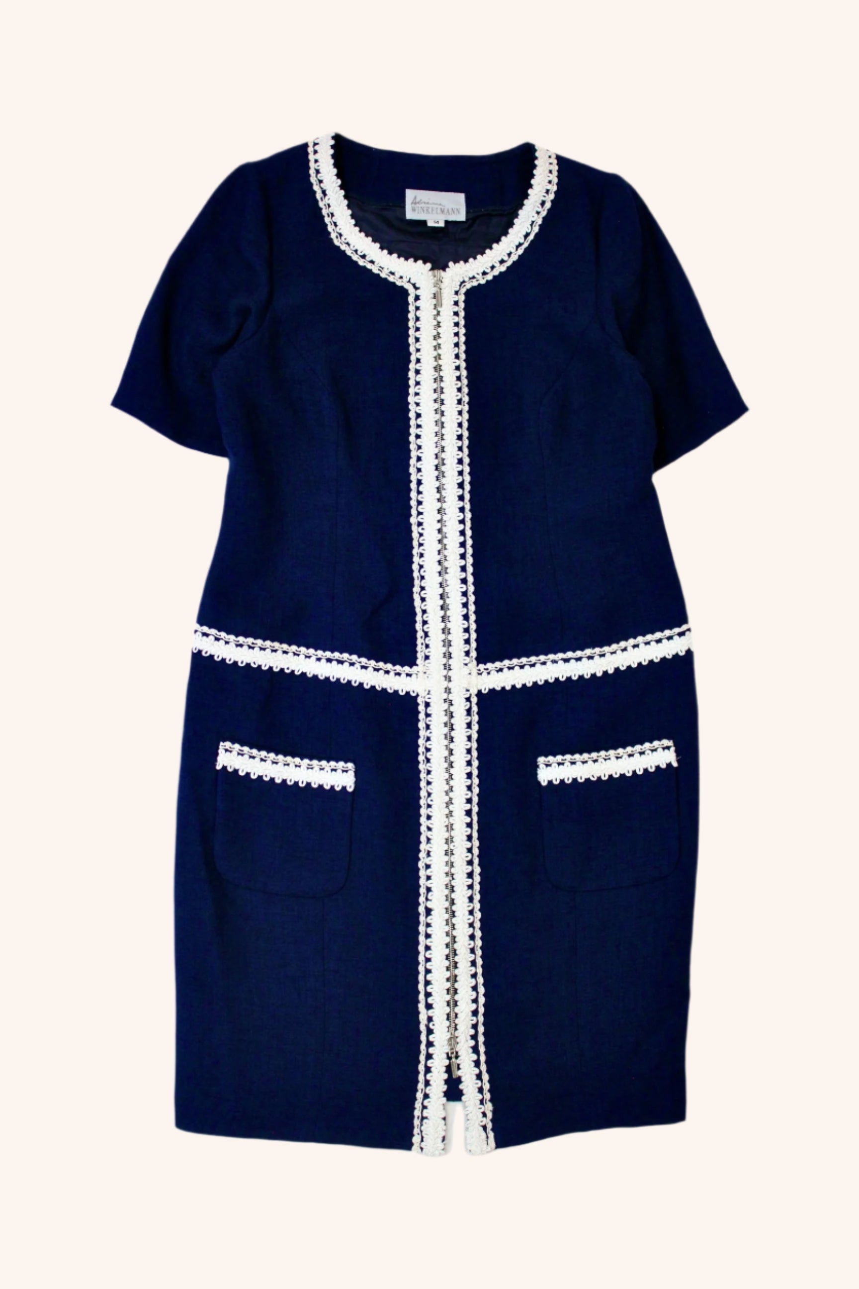 Adrienne Winkelmann - Zip Front Mini Dress