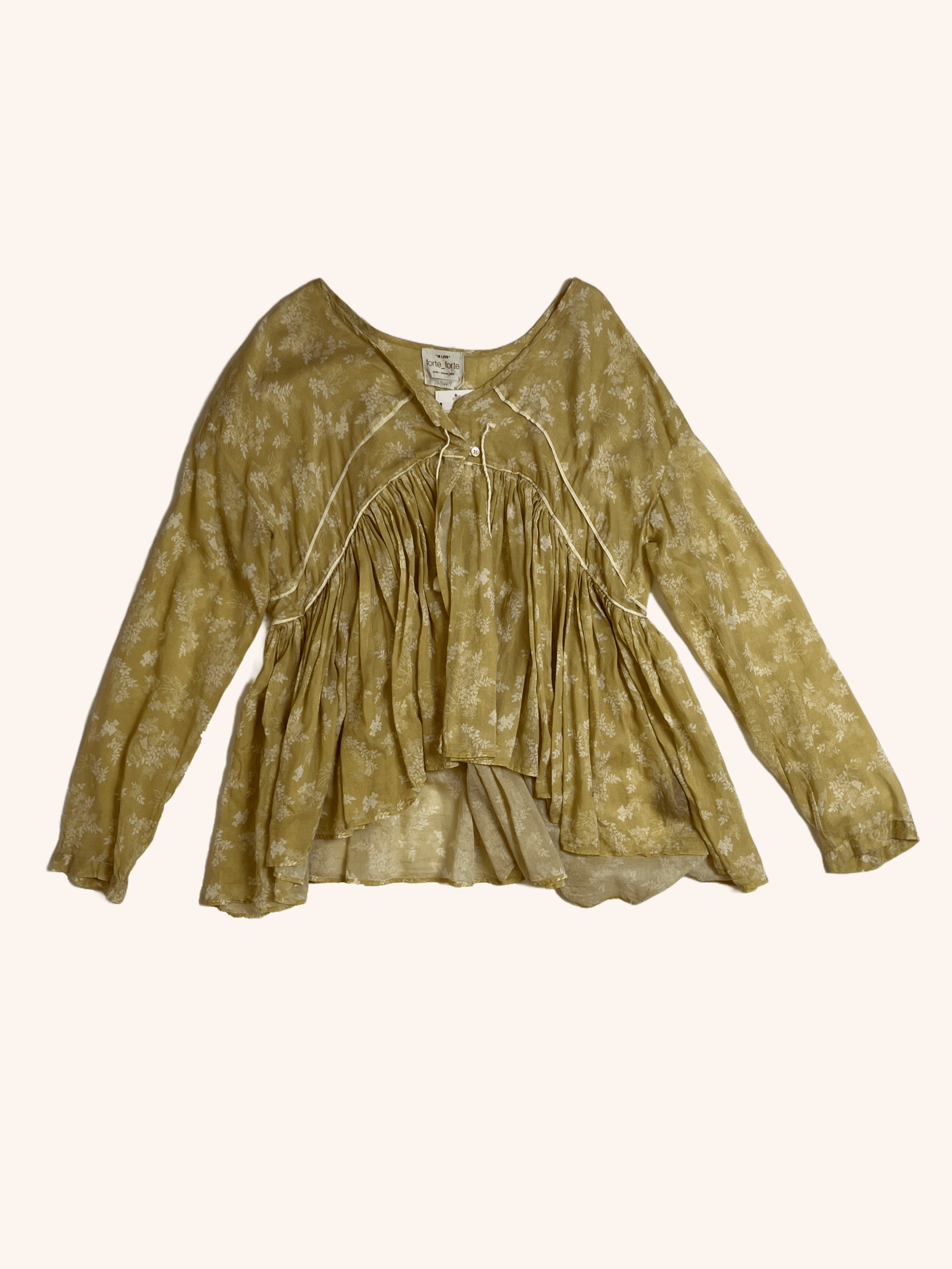 Forte Forte - Long Sleeve Floral Top