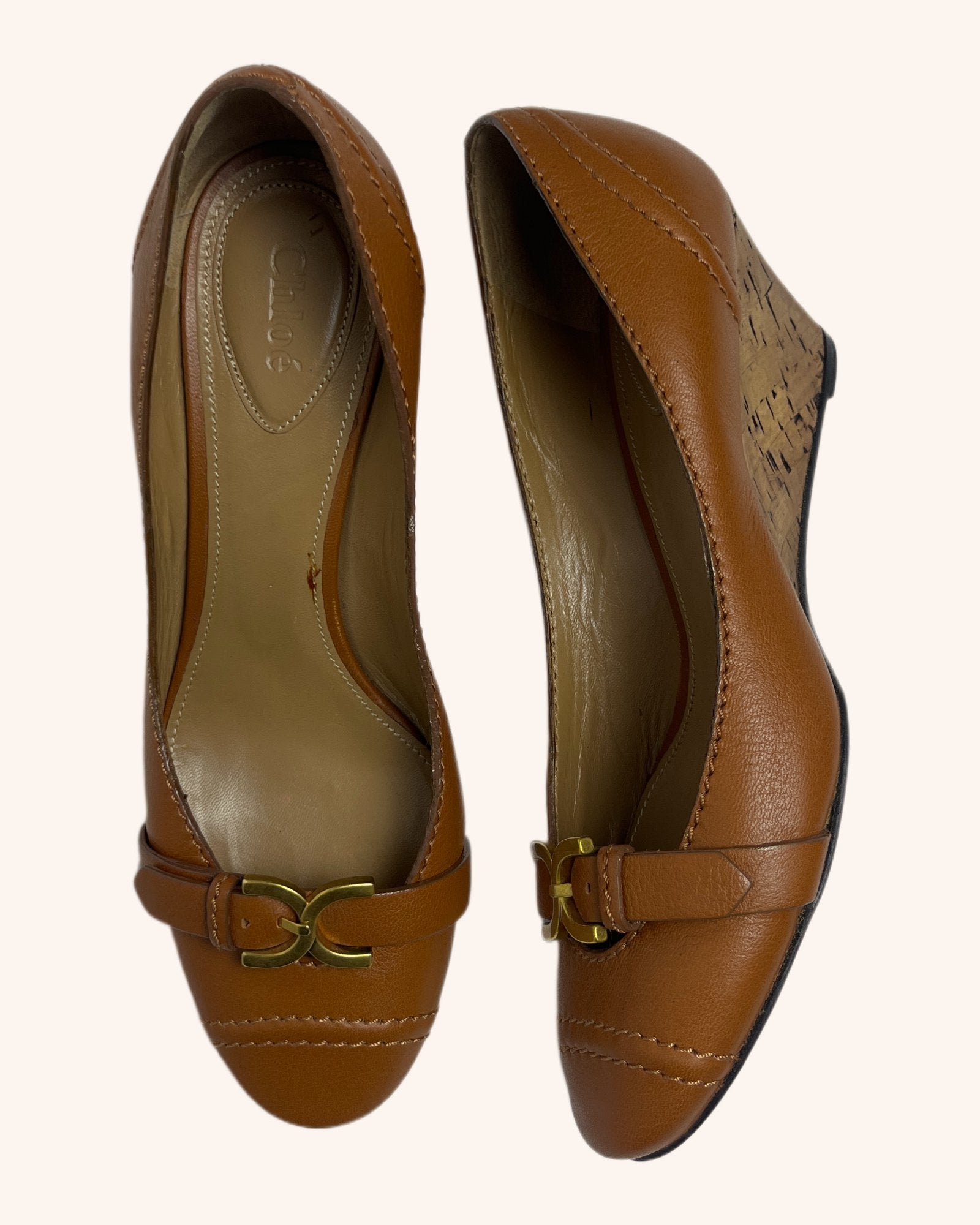 Chloe - Buckle Wedge Heel