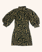 Ganni - Swirl Pattern Mini Dress
