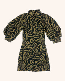 Ganni - Swirl Pattern Mini Dress