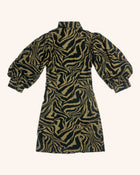 Ganni - Swirl Pattern Mini Dress
