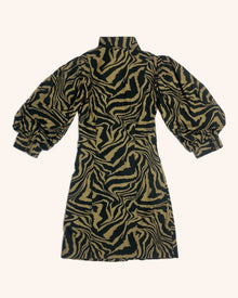 Ganni - Swirl Pattern Mini Dress