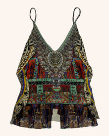 Camilla - Multi Pattern Embellished Top