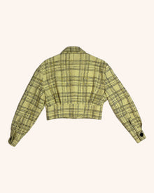 Bianca Spender - Plaid Cropped Jacket