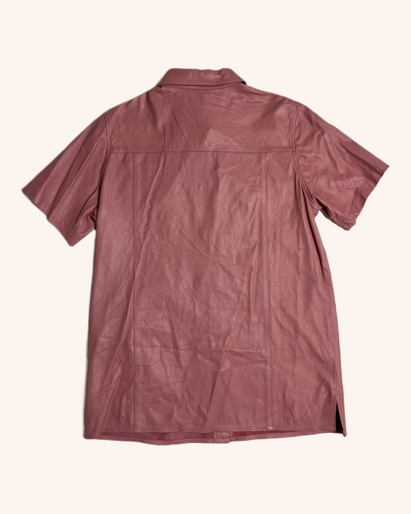 Hideseekers - Leather Button Up Shirt