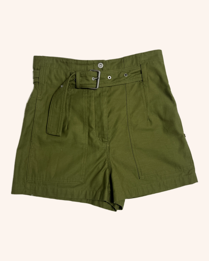 3.1 Phillip Lim - High Waist Belted Shorts