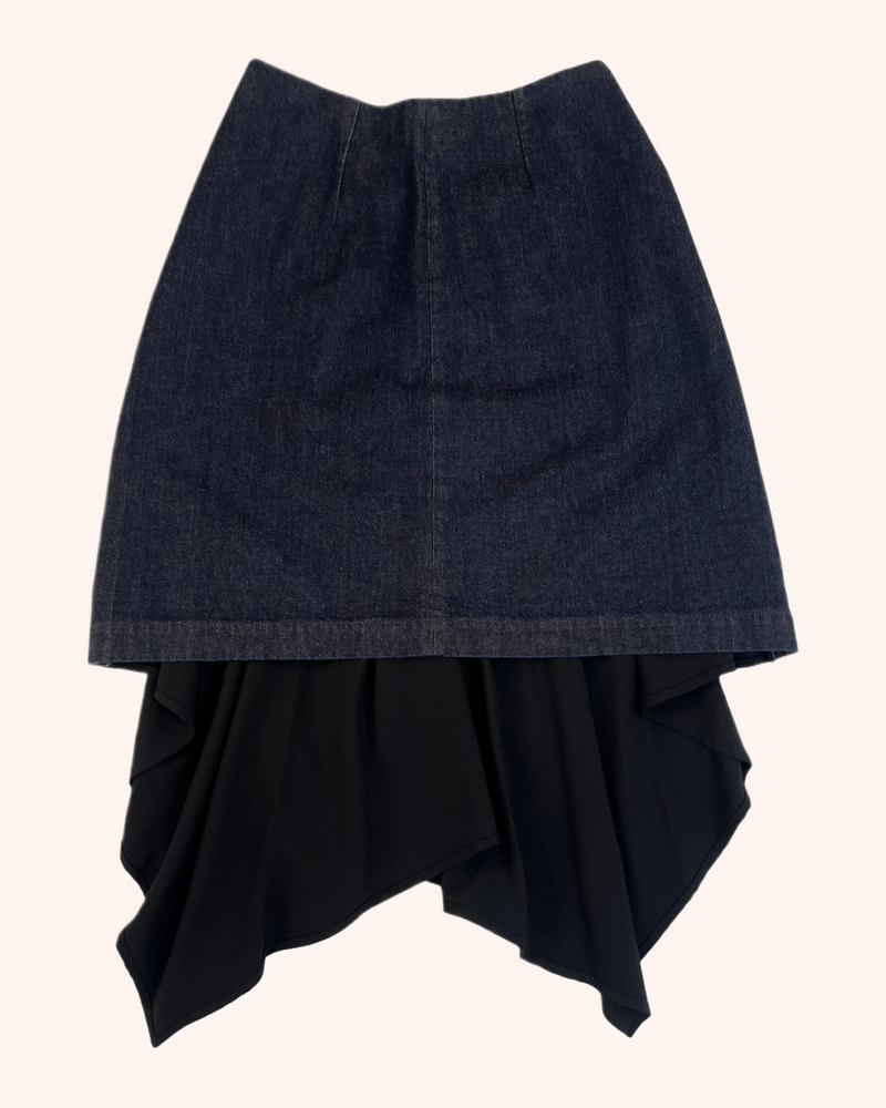 Mihara Yasuhiro - Contrast Fabric Skirt