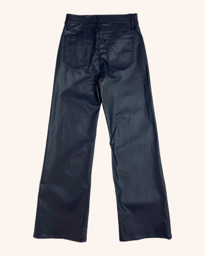 Ann Taylor - Pleather High Waist Jeans