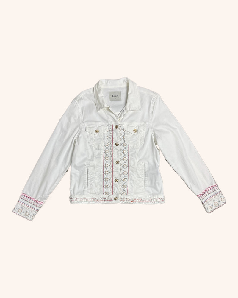 Desigual - Embroidered Denim Jacket