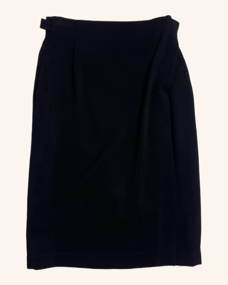 Akris - Button Detail Midi Skirt