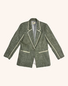 Madly Sweetly - Herringbone Blazer
