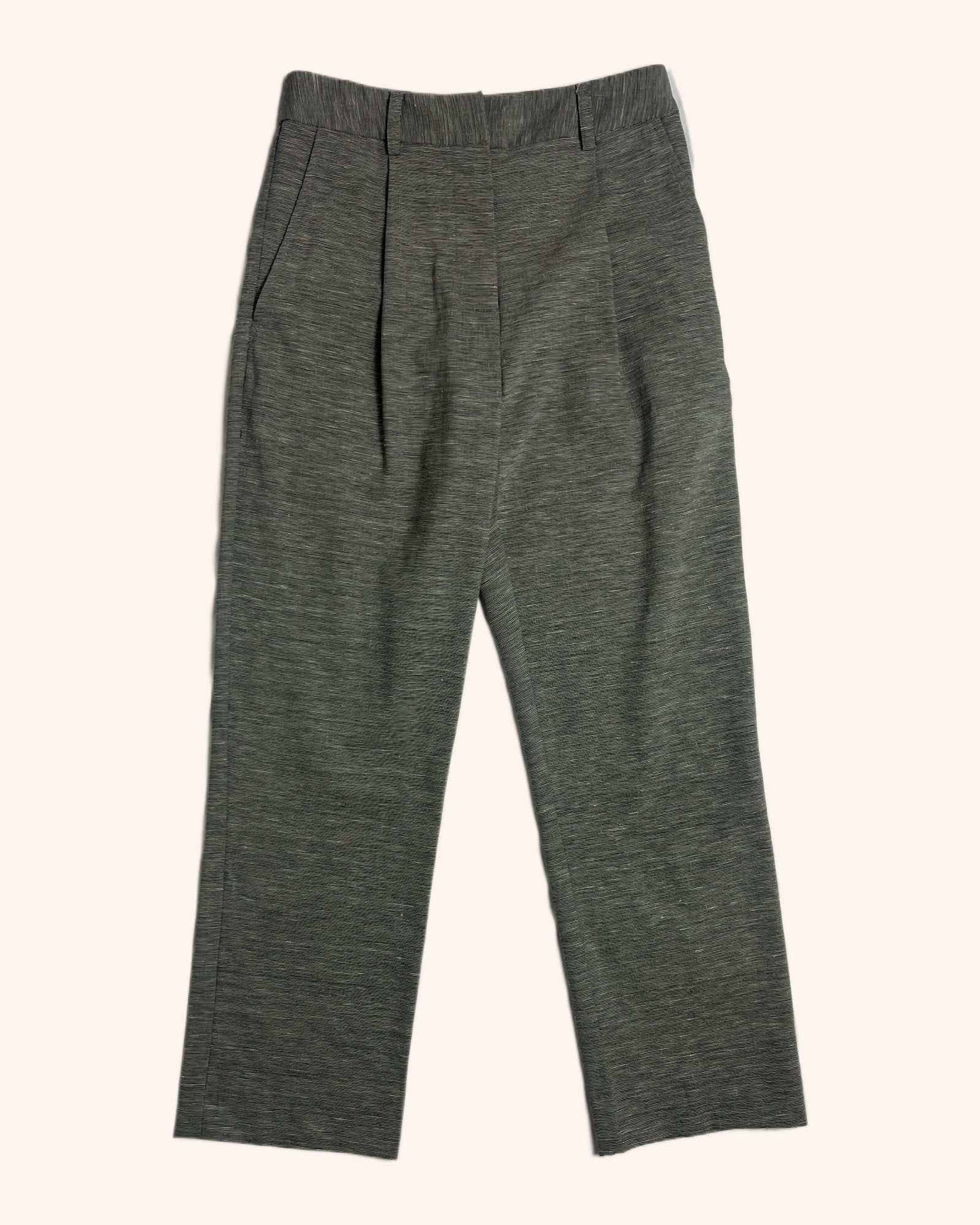 Loclaire - Linen Wool Mix Trousers