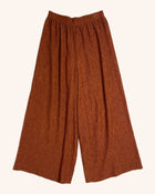 Twenty-Seven Names - Crinkle Wide Leg Cropped Pants