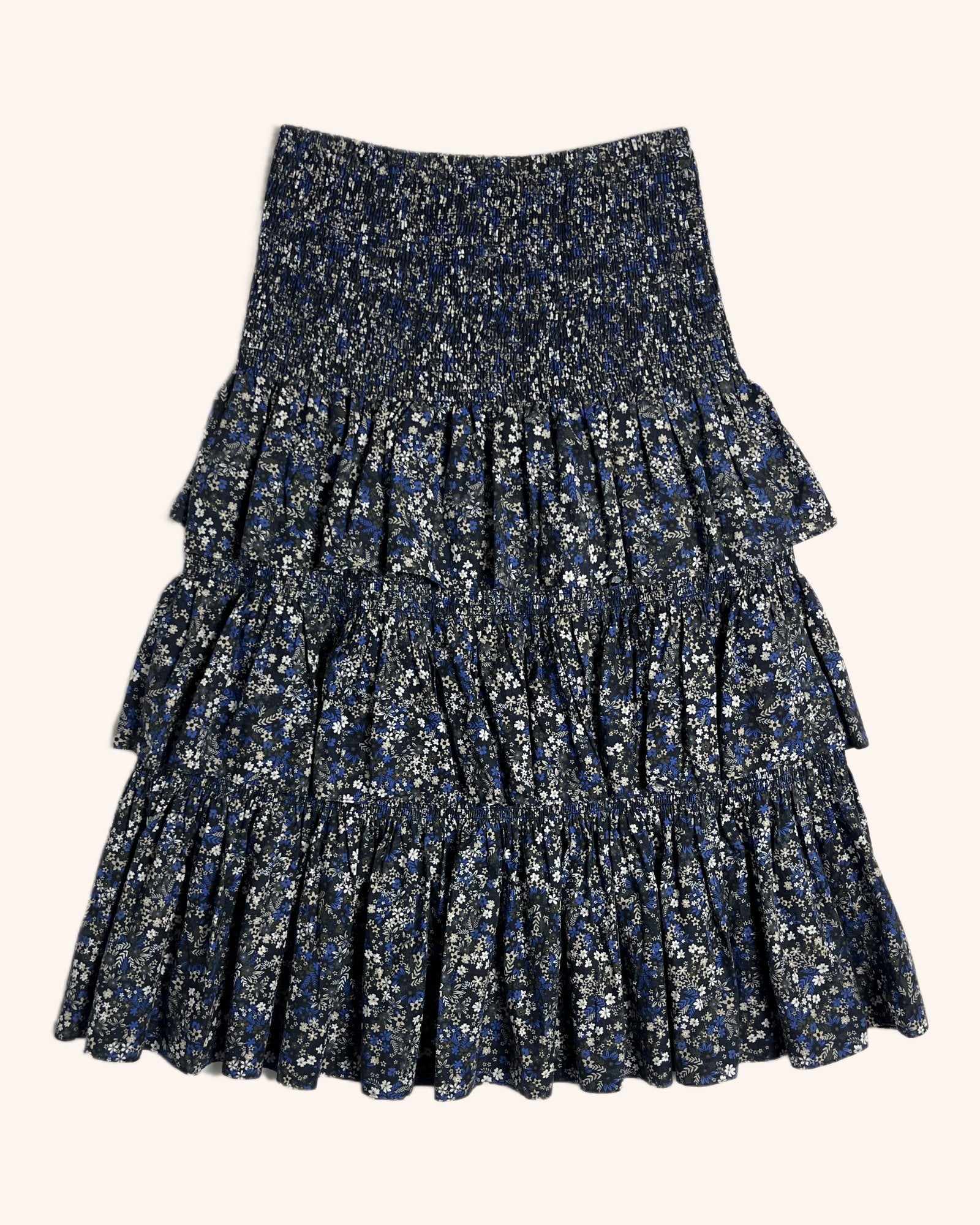 Moochi - Floral Tiered Maxi Skirt