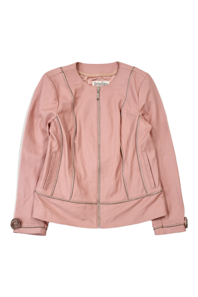 Bradley Bayou - Pink Leather Jacket