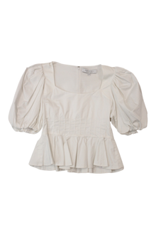 Hunter Bell - Cotton Peplum Top
