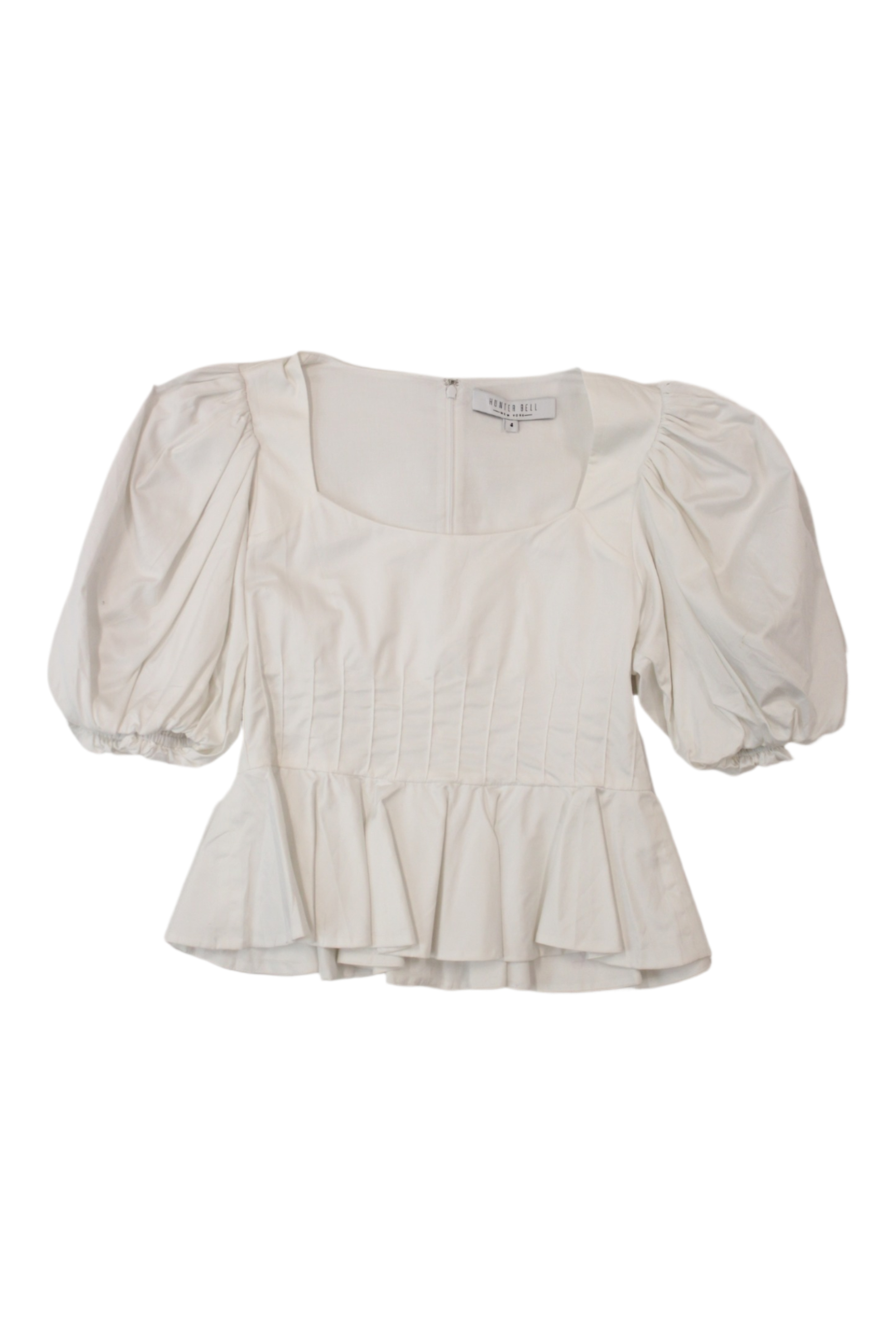 Hunter Bell - Cotton Peplum Top