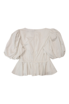 Hunter Bell - Cotton Peplum Top