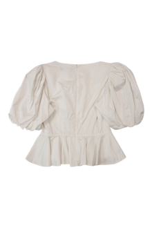 Hunter Bell - Cotton Peplum Top