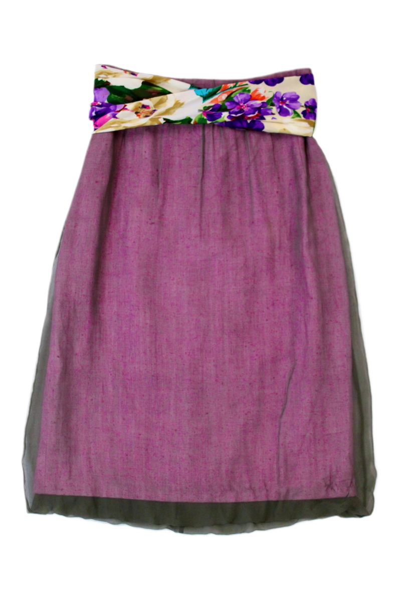 Dolce & Gabbana - Chiffon Layer Pencil skirt