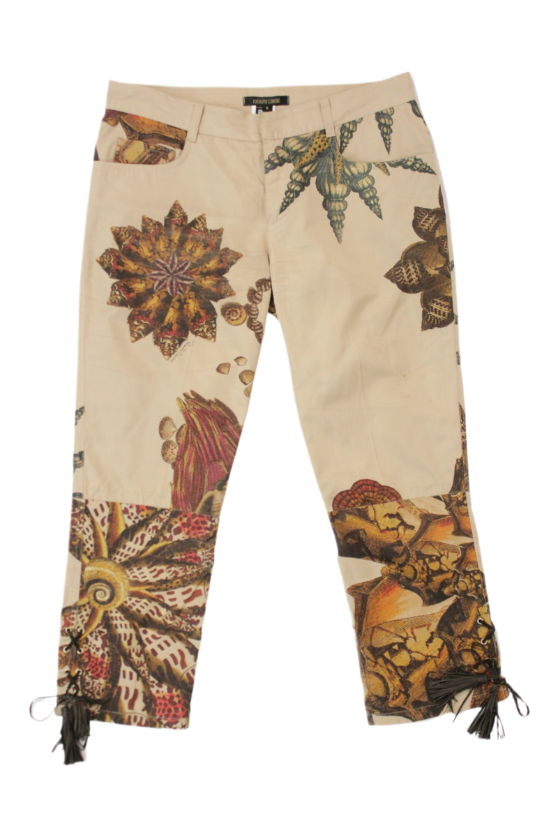 Roberto Cavalli - Shell Print Capris