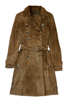 Theory - Perforated Leather Trench