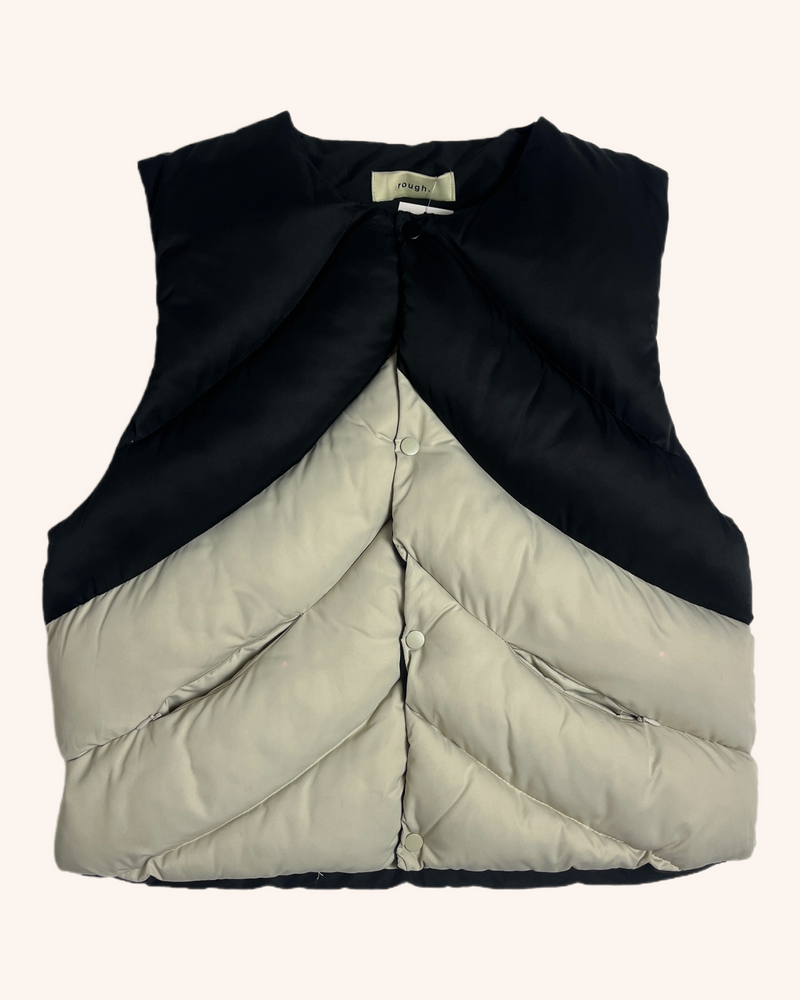 Rough - Two Tone Puffer Vest