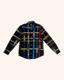 Love Moschino (No Authentication) - Belt Pattern Shirt
