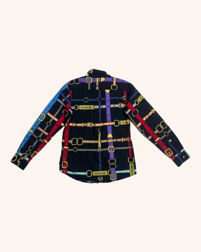 Love Moschino (No Authentication) - Belt Pattern Shirt