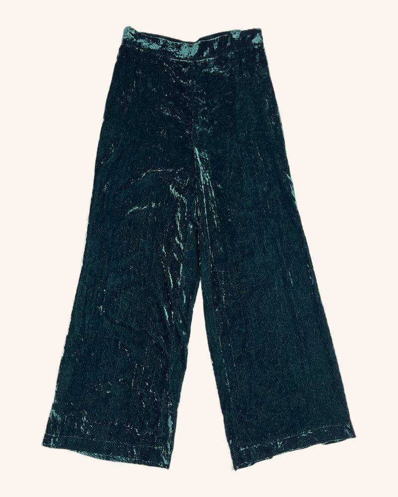 Rinascimento - Velvety Wide Leg Pants