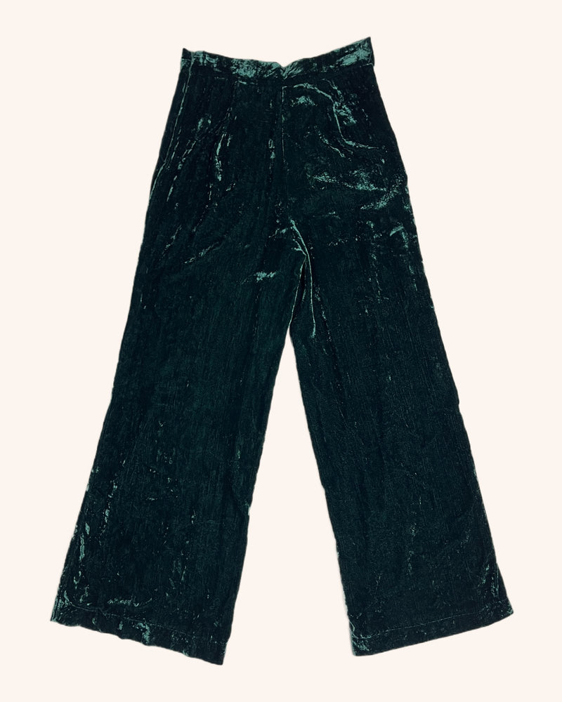 Rinascimento - Velvety Wide Leg Pants