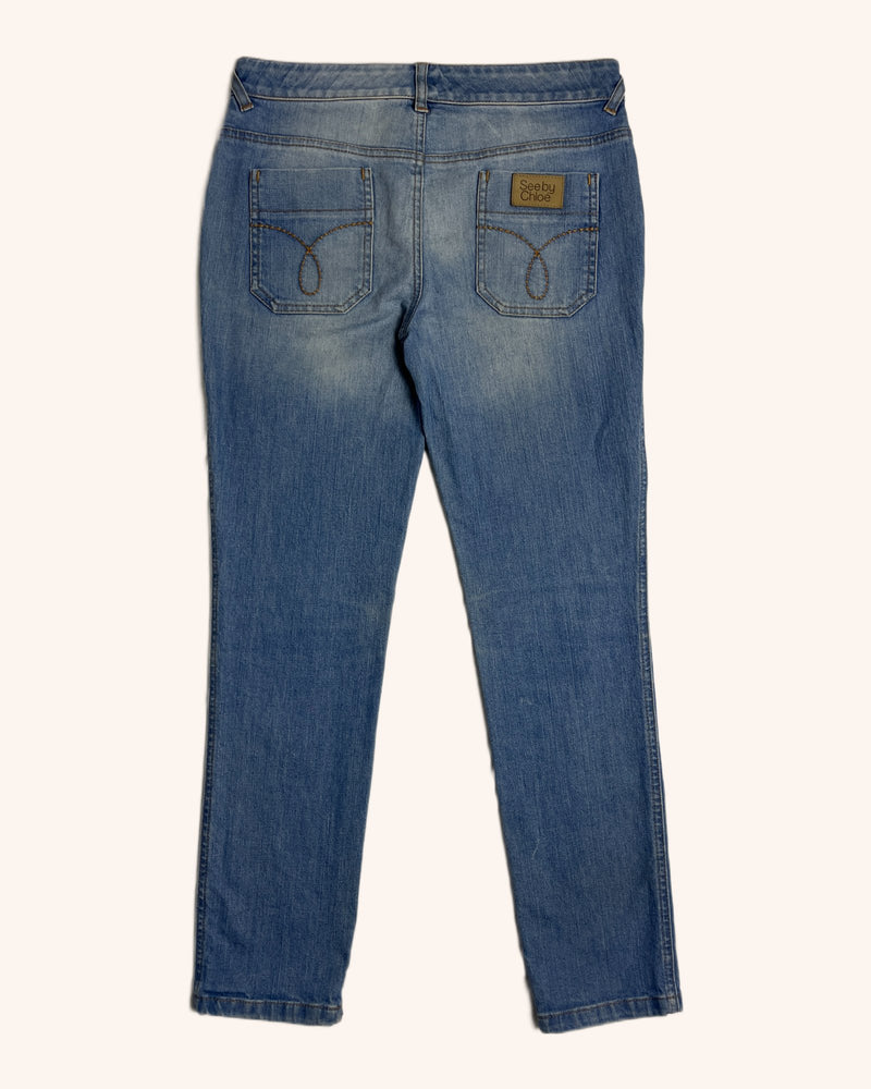 See By Chloe - Zip Ankle Skinny Jeans