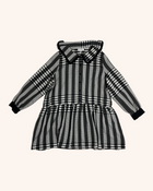 Never Fully Dressed - Grid Pattern Mini Dress