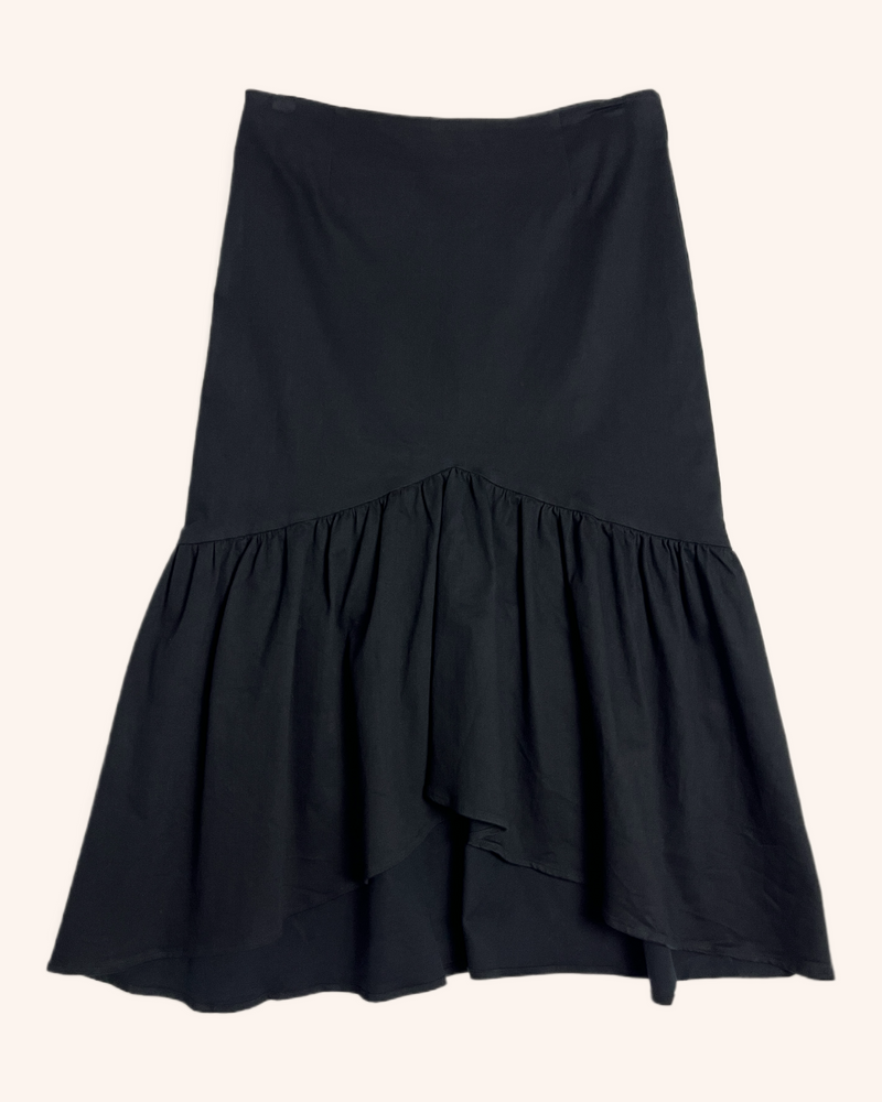 Gregory - Single Tier Midi Skirt