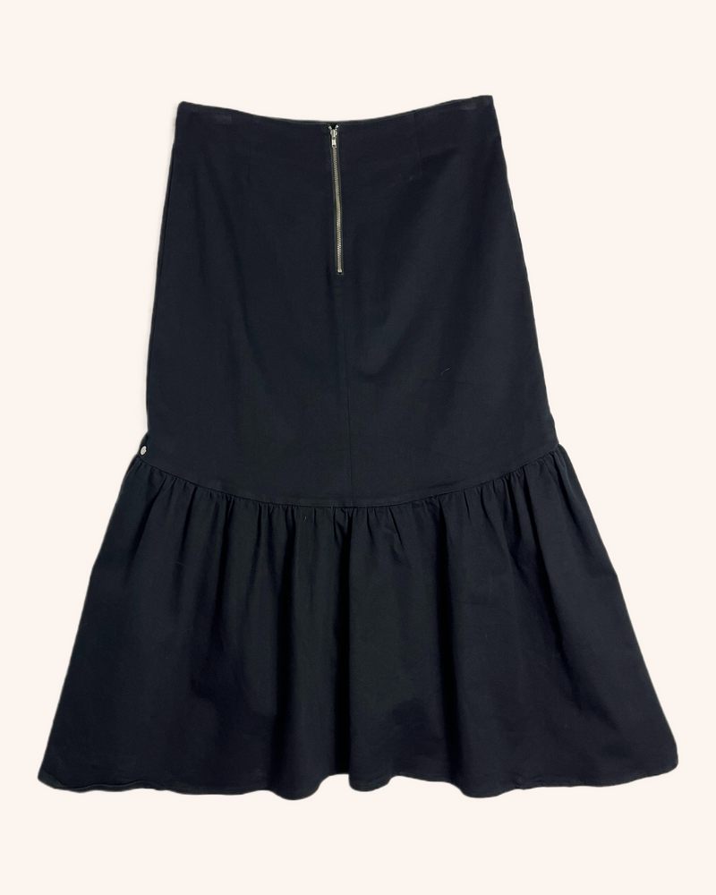 Gregory - Single Tier Midi Skirt