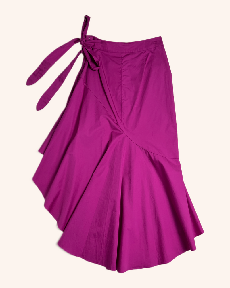 Rodebjer - Ruffled Asymmetric Maxi Skirt