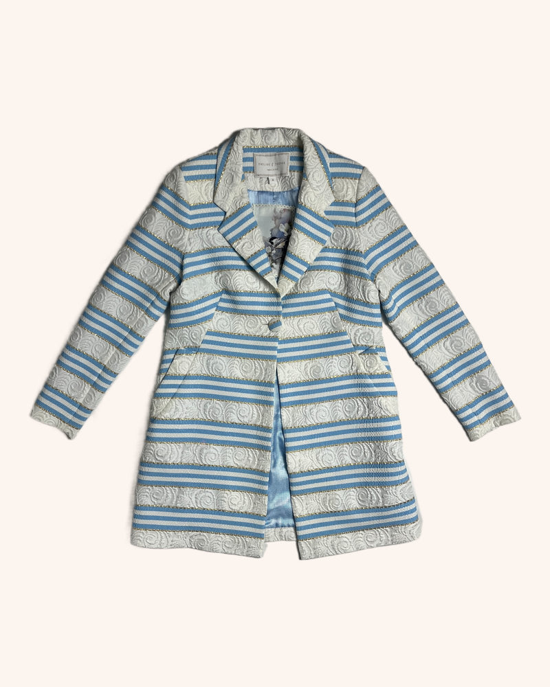 Trelise Cooper - Striped One Button Coat