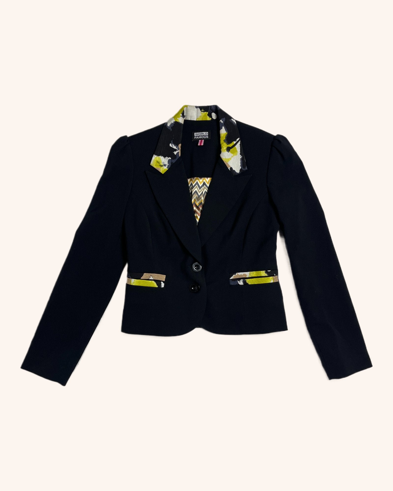 World Famous - Abstract Detail Blazer